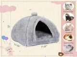 Rabbit hutch - Gray - 1 piece - 34*34*36cm - For rabbit guinea pig ferret - Rabbit hutches - For V1188-NK-BOL-366