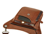Men's Drop Leg Bag Outdoor Waist Pack - Crossbody Shoulder Bag for Travel, Cycling, Hiking V1258-WAIST-BAG-01-BRN