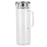 1100ML Cold Water Bottle Transparent Cold Water Pitcher Juice Jug with Lid for Home UseStainless V1294-YM0901-3118210130912