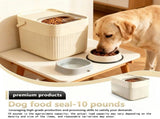 Pets Food Container, Airtight Storage with Lids & Measuring Cup, Pet Food Storage Container Up to 10 V1370-AZ4-15876