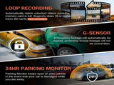 1080P WiFi Dual Lens Dash Cam Front Rear Car DVR V728-LP1005006904184673