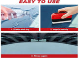 Automotive Oil Film Cleaning Brush, New Glass Coating & Upgraded Antifog Rainproof Glass Cleaning V1366-AZ2-W-11520