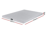 Giselle Bedding Cool Gel Memory Foam Mattress Charcoal 7-Zone Washable Bamboo Cover 15cm King FOAM-C-MFM-NOBLE-H015-K