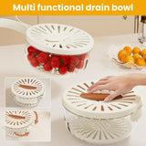 2-in-1 Draining and Preservation Basket, 2026 Upgraded Multifunctional Fruit and Vegetable Washing V1258-DP02-F-830