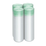 100pcs Trash Bag 13 Gallon Multipurpose Leak Proof Heavy Duty Garbage Bag with Scent for Living Room V1294-YM0901-3117250033212