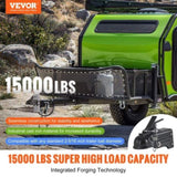 Adjustable Trailer, 2-5/16" Hitch Ball, 15000 lbs Capacity, Heavy Duty Cast Channel-Mount V952-KDJXTCOHQDZ2OQEGOV0
