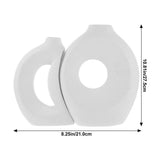 Modern Ceramic Vase Set for Indoor Decor, Holder, Kitchen Flower Vase, Stylish Home V1370-AZ4-09979