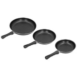 3Pcs Frying Pan Set Household Mini NonStick Pan Kitchenware for Induction Cooker Gas Stove V1294-YM0901-3118210138511