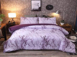Purple Marble Whisper Comforter Quilted Doona Set V745-MMPAB01181AJ3