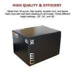 3 IN 1 Foam Plyo Games Plyometric Jump Box V63-834131