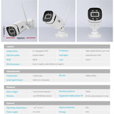 UL-tech Wireless CCTV 3MP Camera Square CCTV-CAM-WF-P4