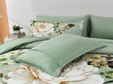 Sage Green Peony Botanica Comforter Quilted Doona Set V745-AB011081AJ3