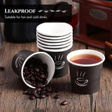 2400 Disposable Coffee Cups 4oz Extra Strong Takeaway Paper Take Away Bulk V563-PA0430-50-1BOX