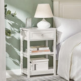 Bedside Table with Drawer Shelves V178-65085