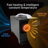 Diesel Air Heater 12V 8KW Tank Portable Heater Thermostat With Remote Control and LCD Display for V985-DIESELAIRHEATER