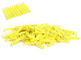100Pcs Sheep Ear Tag Double Folded Yellow Integrated Number Animal Identification Card V1294-YM0718-3111200303711