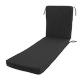 Lounge Chair Cushion with Ties Removable Rain Proof Fade Proof Sun Lounger Replacement Cushion for V1294-YM0901-3116250002511