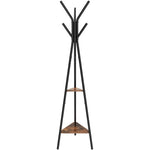 VASAGLE Vintage Coat Rack Stand Black V227-9101402100145