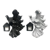 Resin Ghost with Lantern Resin Ghost Hell Messenger Statue Halloween Sculpture Garden Yard V1294-YM0716-10350917