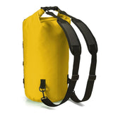 Roll-Top Backpack Dry Bag with Handle for Fishing Boating and Camping Yellow - L V1308-DSZKI-273-3