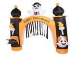 8ft Skull Ghost Inflatable Arch LED Light Indoor Outdoor Pumpkin Ghost Blow Up Archway Decoration V1294-YM0901-3115240073812