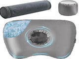 Piercing Pillow - Ear Piercing Pillow With Foam Plug, Adjust Shredded Memory Foam Picrcing Pillow V1107-115-18913-GRY