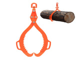 32in Log Lifting Tongs, 2-Claw Log Tongs, Heavy Duty Steel Log Grapple, 1543LBS Lifting Capacity, V952-YMBYQ32YC2ZKPHHI0V0