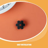 40 Pcs Flower Shape Rubber Flag Pole Stoppers Nonslip Garden Flag Stand Holders V1366-AZ2-W-18233