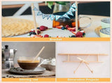 70Pcs 1/2 Inch X 12 Inch Balsa Wood, Square Wood Dowel Rods Unfinished Balsa Wood Strips Wood V1369-AZ3-W-11414