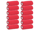 12Pcs Bandage Wrap Natural Latex Elastic Self Adhesive Wrap for Cows Dogs Horses 10cm Red V1294-YM0523-3111220104711