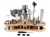 20Pcs Cocktail Shaker Set Stainless Steel Versatile Stylish Look Professional Mixed Drink Cocktail V1294-YM0901-3118230414411