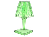 LED Crystal Table Lamp Transparent Prism Dimmable Desk Lamp USB Charging Indoor LightingGreen V1294-YM0901-3119210122314