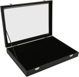 Pin Display, 9.4 X 13.8in Collection Holder Dustproof Enamel Display Box Jewelry Medals Storage Case V1259-DP01-A-811