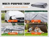 Tarp Waterproof Tarpaulin 20 x 30 ft 10 Mil Plastic Poly Tear UV Resistant V952-FSBWYNZPEPE207MCQV0