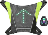 Reflective Bike Gear, Cycling Vest with Backpack Clip, USB Rechargeable Reflective Accessories V1263-JX-3849