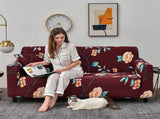 2 Seater Jacquard Elastic Sofa Cover Anti-Slip Stretch Slipcover V1263-JX-3539