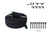 50m Porous Soaker Hose Leaky Garden Irrigation Pipe for Efficient Watering V63-952951