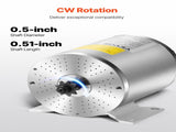 1800W Electric Brushless DC Motor Kit - 48V 4500rpm Motor with Upgraded Speed Controller, Throttle V952-ZLWSDJTJ1800AD2N1V9