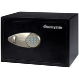 Black Digital Security Safe 16.4L with Solid Steel Construction and Carpet Interior V178-69001