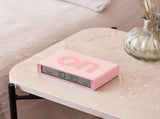 Lexon Flip Classic Reversible Alarm Clock - Pink V398-LD-LR157P4