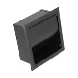 Embedded Toilet Paper Holder 304 Stainless Steel Roll Paper Rack for Home Bathroom Hotels Black V1294-YM0901-3112210078611
