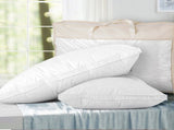 Giselle Bedding Goose Feather Down Pillow Luxury Twin Pack PILLOW-GOOSE-WALLX2
