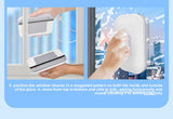 Magnetic Double Sided Window Cleaner for 20-35mm Double Glazed Glass High Rise Safety Wiper Tool V888-ELOSUNG41046