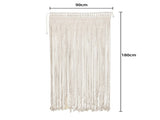 Boho Chic Macrame Tapestry Wedding Backdrop Arch Door Window Hanging Curtains V767-HQ-XB123