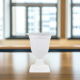 Garden Plant Pot, White Plastic, Perfect for Home and Balcony Use V1369-AZ3-W-16894