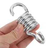 Hammock Chair Spring Hook Heavy Duty Steel Silver for Garden 4Pcs V1370-AZ4-14195
