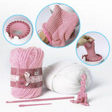 48 Needles DIY Knitting Machine Weaving Swift Yarn Fiber String Ball Wool Winder V201-FDZ0448PI8AU