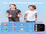 Purple Kids Smart Watch Fitness Tracker with Pedometer Heart Rate Monitor and 14 Sport Modes IP68 V888-ELOSUNG40776