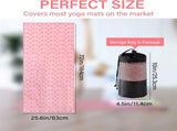 Non Slip Microfiber Yoga Mat Towel With Mesh Carry Bag Quick Dry Sweat Absorbent For Hot Yoga V1237-ZY-807-128