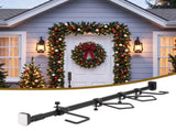 Jingle Jollys Christmas Garland Hook Hanger Wreath Fits 85-125CM Door No Drill XM-F-HOOK-GAR-110-BK